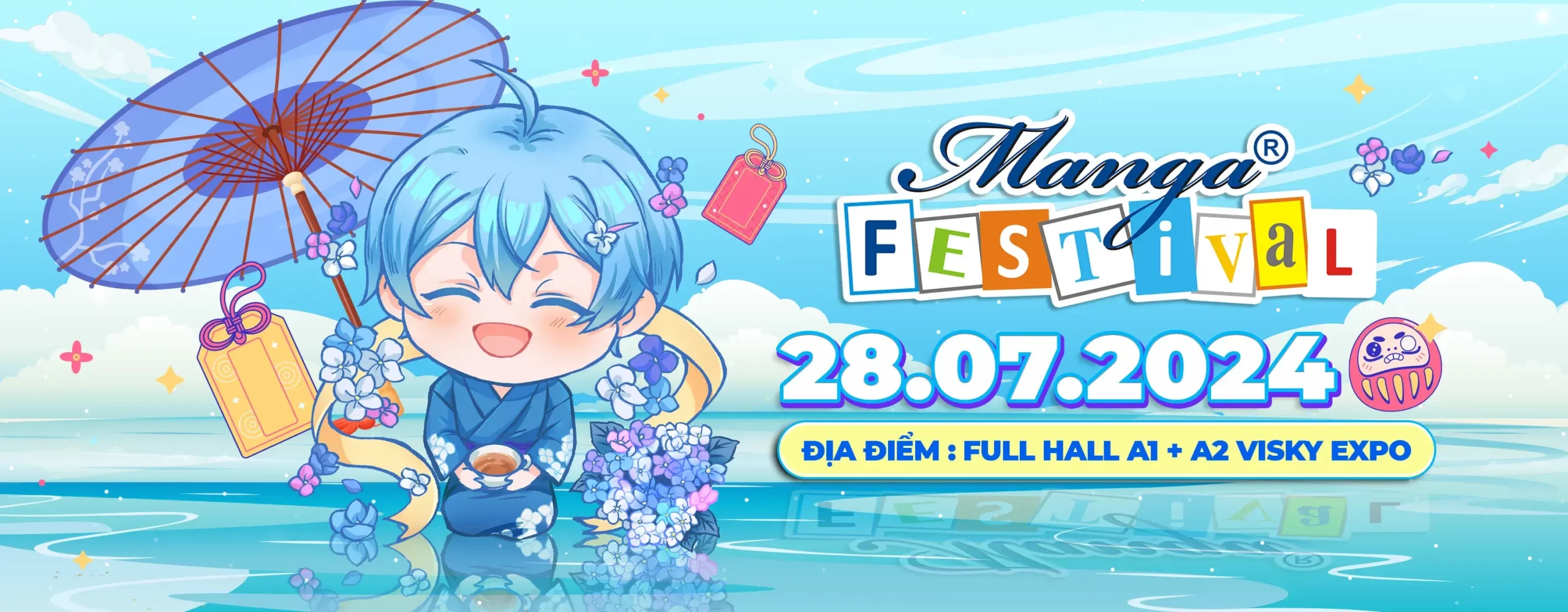 Manga Festival 2024 sẽ diễn ra vào ngày 28/07/2024 tại VISKY EXPO