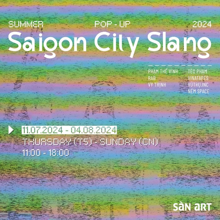 Saigon City Slang Poster